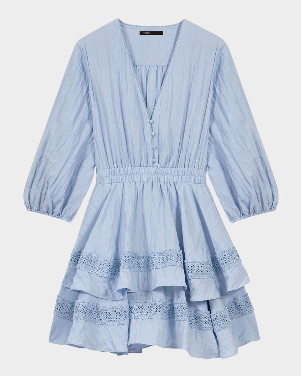 Rapapamy Tiered Mini Dress